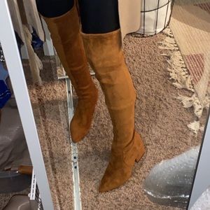 Goodnight Macaroon Suede Over The Knee Boots